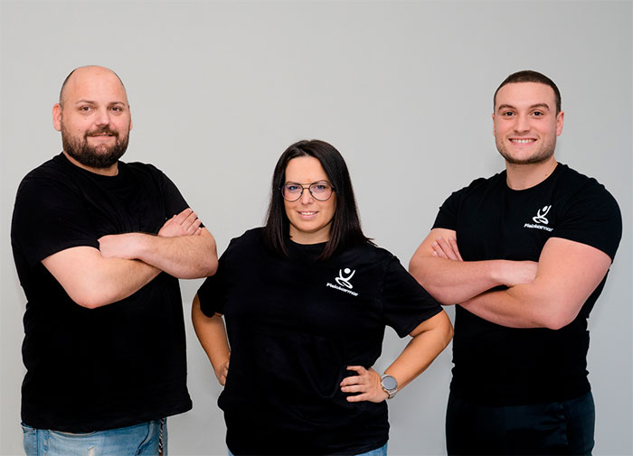 Equipo Fisiokarmar Carlos, Mary y Rubén